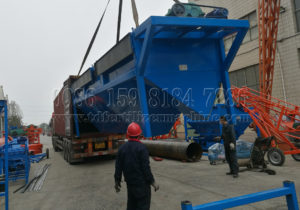 Shippment to India about Earthworm Compost Production Line