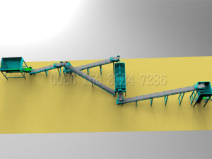 Low Cost Powdery Organic Fertilizer Production Line