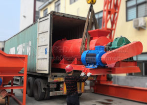 Delivering a 3 th Chicken Manure Production line to Myanmar (3)